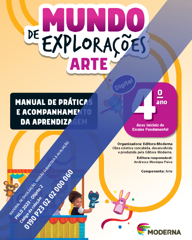 MUNDO DE EXPLORAÇÕES ARTE 4º ANO PNLD Moderna