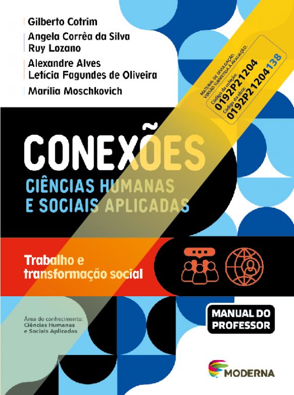 Conexões Ciências Humanas E Sociais Aplicadas Pnld Moderna 8458