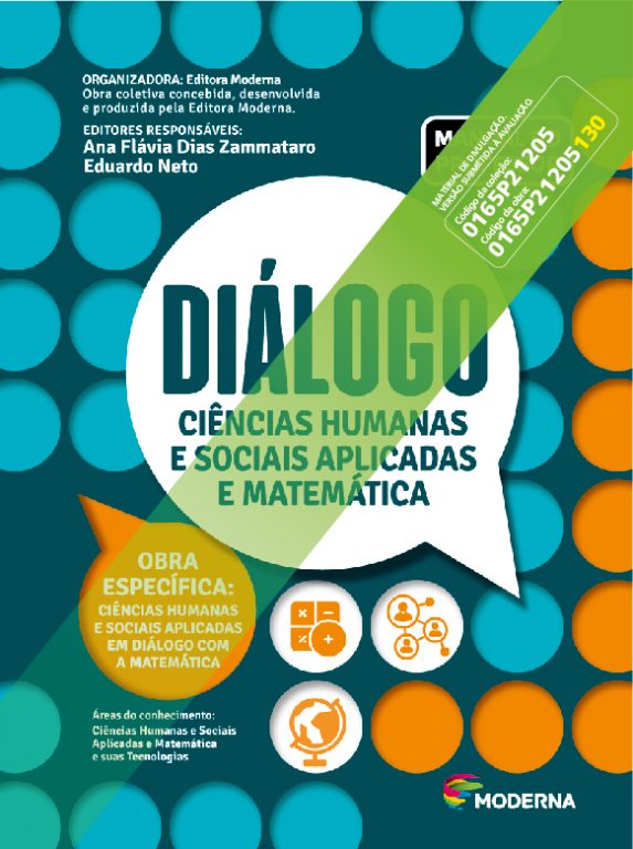 Diálogo Ciências Humanas E Sociais Aplicadas E Matemática Pnld Moderna