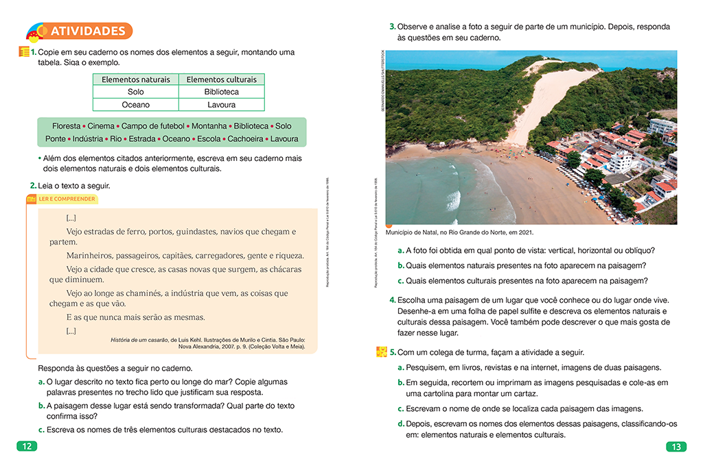 3ºs anos - Fund. I: Montando Cartazes com a História do Município