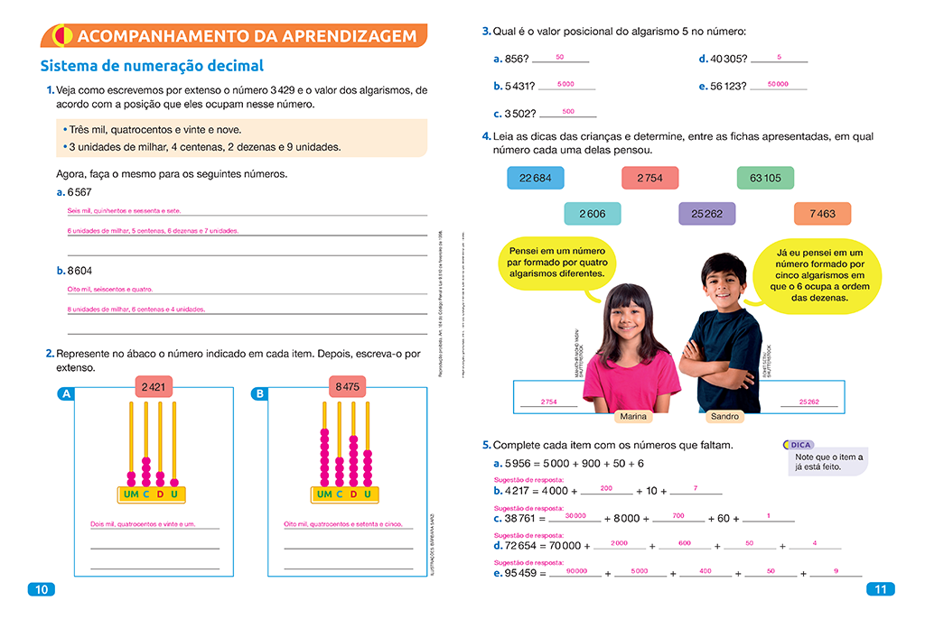 Atividades de matemática on-line adaptáveis para crianças da pré