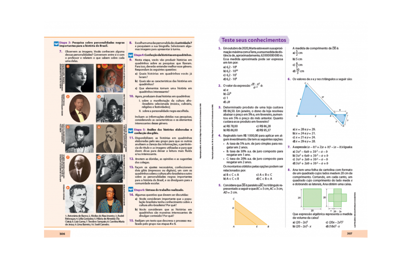 Teste seus conhecimentos
Apresenta testes para preparar os alunos para provas, vestibulares, etc.