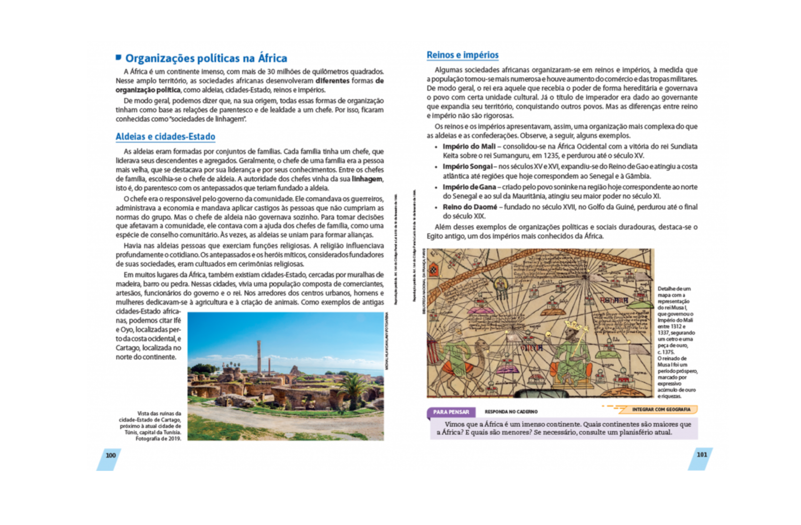 Conteúdo explicitado de forma sintética e com abordagem facilitadora
Com pouca interrupção no texto-base e com imagens grandes, propicia a compreensão do texto por estudantes de diferentes perfis.