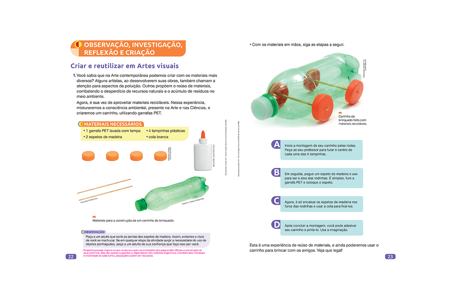 Esta seção instiga o aluno a pesquisar e investigar informações.