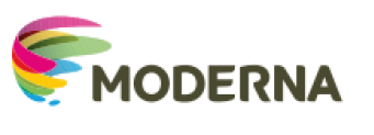 Imagem: Logotipo da Editora Moderna. Fim da imagem.