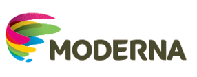 Imagem: Logotipo da Editora Moderna. Fim da imagem.