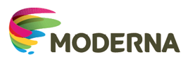 Imagem: Logotipo da Editora Moderna. Fim da imagem.