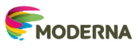 Imagem: Logotipo da Editora Moderna. Fim da imagem.