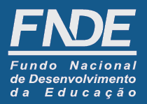 Imagem: Logotipo héfi-hêni-dê-eh. Na parte superior, a sigla héfi-hêni-dê-eh. Em seguida, um traço e o nome: Fundo Nacional de Desenvolvimento da Educação. Fim da imagem.