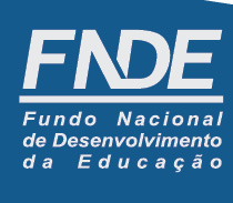 Imagem: Logotipo héfi-hêni-dê-eh. Na parte superior, a sigla héfi-hêni-dê-eh. Em seguida, um traço e o nome: Fundo Nacional de Desenvolvimento da Educação. Fim da imagem.