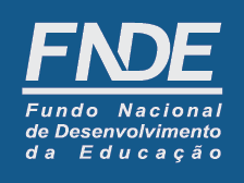 Imagem: Logotipo héfi-hêni-dê-eh. Na parte superior, a sigla héfi-hêni-dê-eh. Em seguida, um traço e o nome: Fundo Nacional de Desenvolvimento da Educação. Fim da imagem.