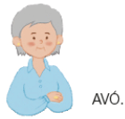 Imagem: ilustração de uma mulher idosa de cabelo curto grisalho, vestindo camiseta azul. Fim da imagem.