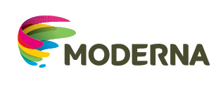 Imagem: Logotipo da Editora Moderna. Fim da imagem.