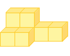 Imagem: Ilustração. Oito caixas amarelas empilhadas.  Fim da imagem.