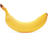 Imagem: Fotografia. Uma banana.  Fim da imagem.