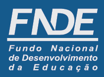 Imagem: Logotipo héfi-hêni-dê-eh. Na parte superior, a sigla héfi-hêni-dê-eh. Em seguida, um traço e o nome: Fundo Nacional de Desenvolvimento da Educação. Fim da imagem.