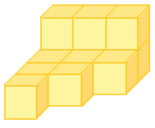 Imagem: Ilustração. Doze caixas amarelas empilhadas.  Fim da imagem.