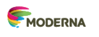 Imagem: Logotipo da Editora Moderna. Fim da imagem.