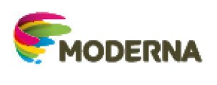 Imagem: Logotipo da Editora Moderna. Fim da imagem.