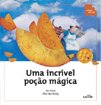 Imagem: Capa de livro. Na parte inferior, o título e na parte superior, ilustração de uma mulher sentada em um pássaro gigante.   Fim da imagem.