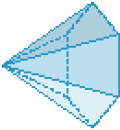 Ilustração. Prisma com base hexagonal. 