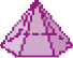 Ilustração. Pirâmide com base hexagonal.