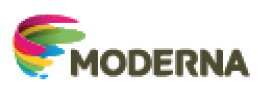 Logotipo da Editora Moderna. 