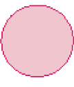 Ilustração 6. Um círculo rosa. 