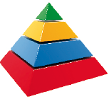 Fotografia E. Uma pirâmide colorida. 