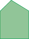 Imagem: Ilustração. Um pentágono verde.   Fim da imagem.
