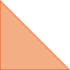Imagem: Ilustração. Um triângulo laranja.   Fim da imagem.