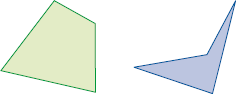 Imagem: Ilustração. Grupo C. Quadrilátero com os quatro lados de medidas diferentes; Quadrilátero com os quatro lados de medidas diferentes.  Fim da imagem.