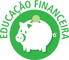 Ícone Educação Financeira com a figura de um cofre de porquinho.