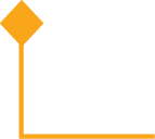 Grafismo composto de uma linha laranja com um losango na ponta indicando atividades orais sistemáticas.