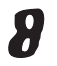 Ilustração. Símbolo com formato similar ao número 8.
