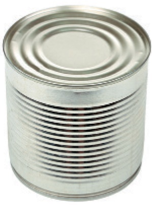 Imagem de uma lata cilíndrica.