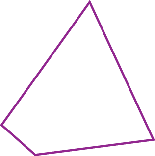 Ilustração. Polígono formado por 4 lados, não paralelos.