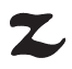 Ilustração. Símbolo com formato similar a letra z.
