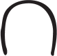 Imagem de símbolo com formato de ferradura.