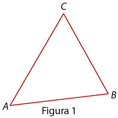 Ilustração. Figura 1. Triângulo ABC.