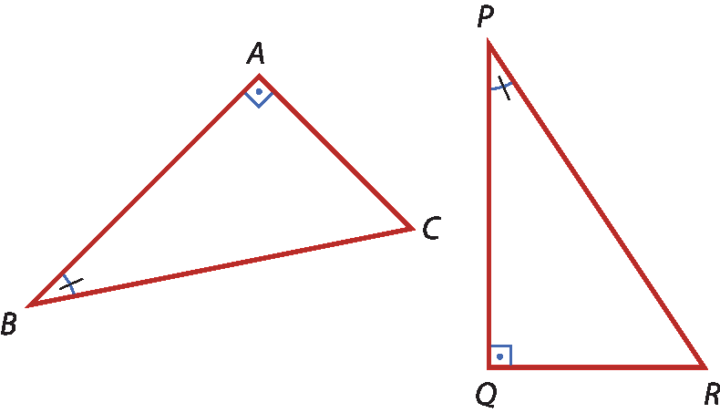 Ilustração. Triângulo ABC.