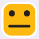 Imagem de emoji neutro.