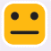 Imagem de emoji neutro.