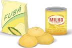IMAGEM: alimentos derivados de milho. FIM DA IMAGEM.