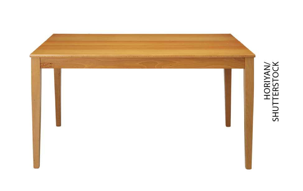 IMAGEM: uma mesa de madeira. FIM DA IMAGEM.