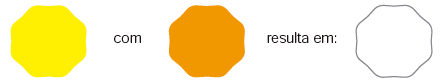 IMAGEM: polígono na cor amarela, polígono na cor laranja, polígono em branco para preencher. FIM DA IMAGEM.