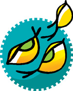 IMAGEM: logotipo da coleção pitanguá mais, com três pássaros sobre um círculo. FIM DA IMAGEM.