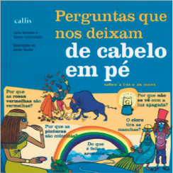 Imagem: Capa de livro. Na parte superior, o título e o nome da autora. Na parte inferior, ilustrações de uma mulher egípcia, duas pessoas com roupas coloridas e um touro ao lado de um toureiro, que está segurando um tecido vermelho. Fim da imagem.