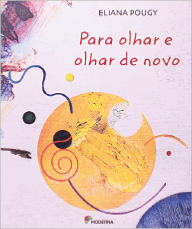 Imagem: Capa de livro. Na parte superior, o título e o nome da autora. Na parte inferior, um círculo amarelo com linhas coloridas em volta. Fim da imagem.