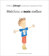 Imagem: Capa de livro. Na parte superior, o título e na parte inferior, ilustração de um menino com os braços abertos. Fim da imagem.